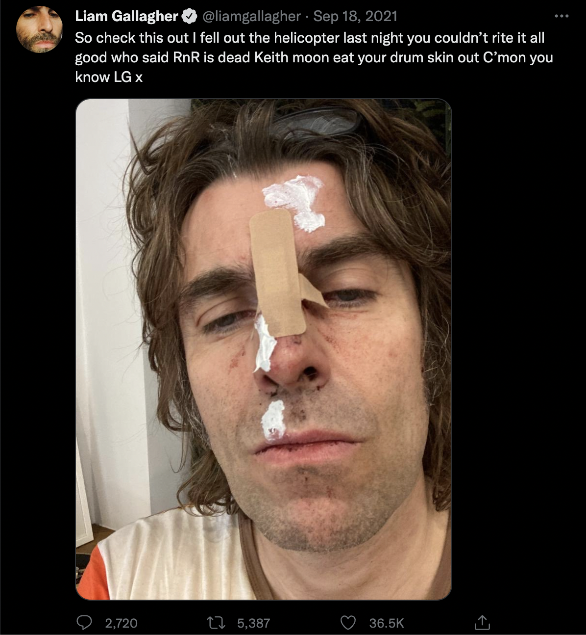 Lachen Met Liam Gallagher Dit Zijn Zijn Beste Tweets Willy