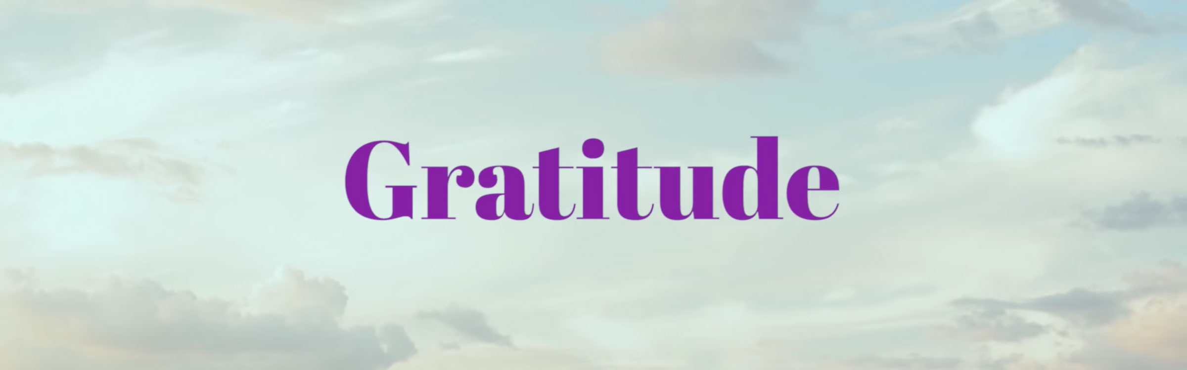 Gratitude header