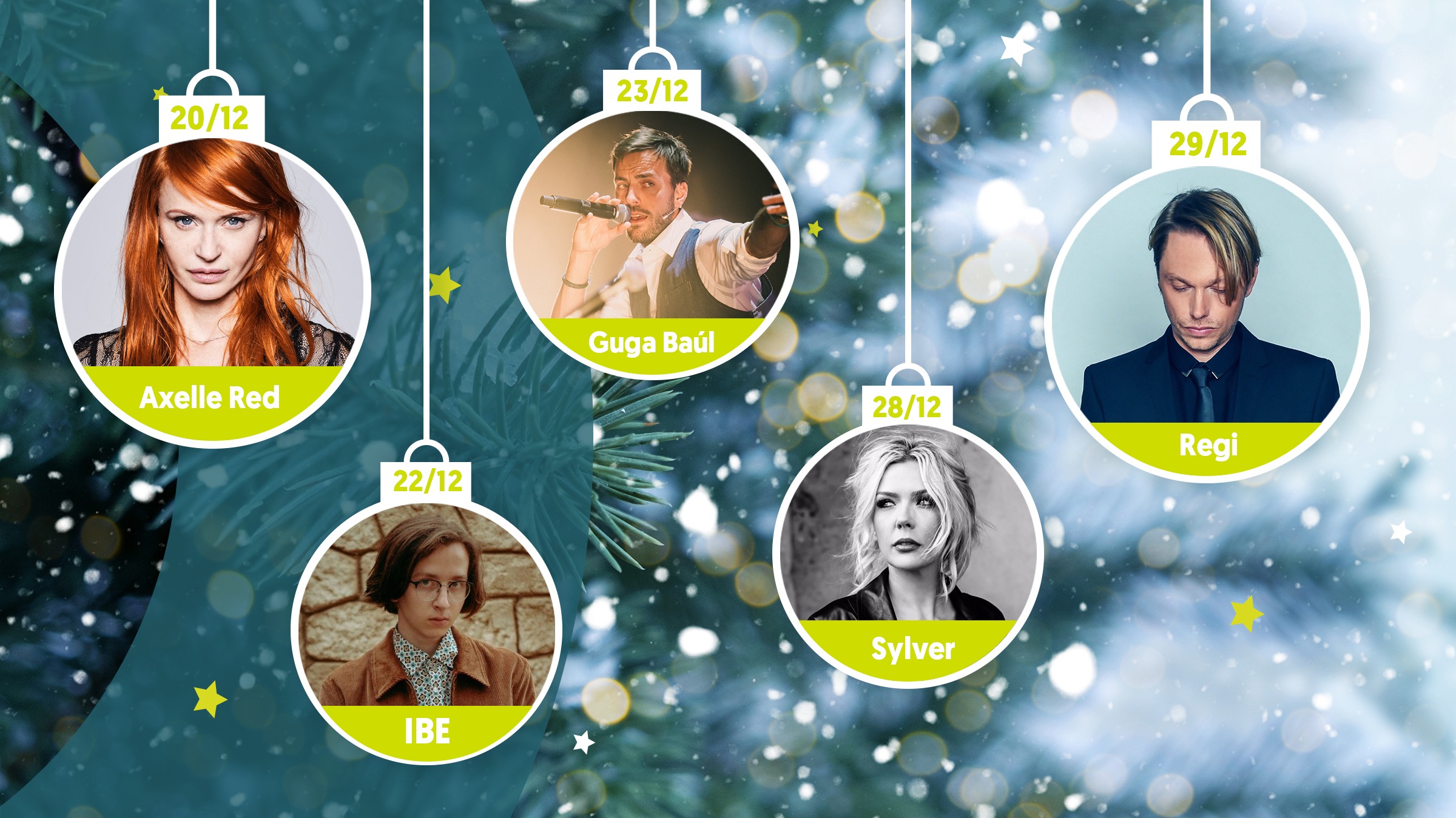 Line up kerstballen week3