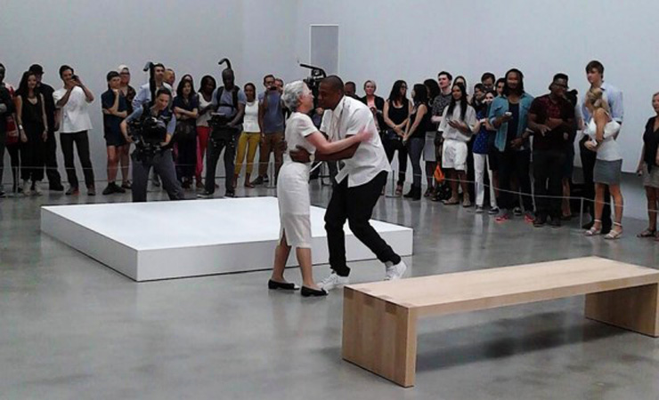 Jay z dances with woman at pace gallery during picasso baby filming july 2013 640x360