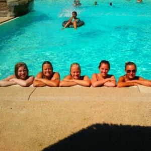Zwembad groep