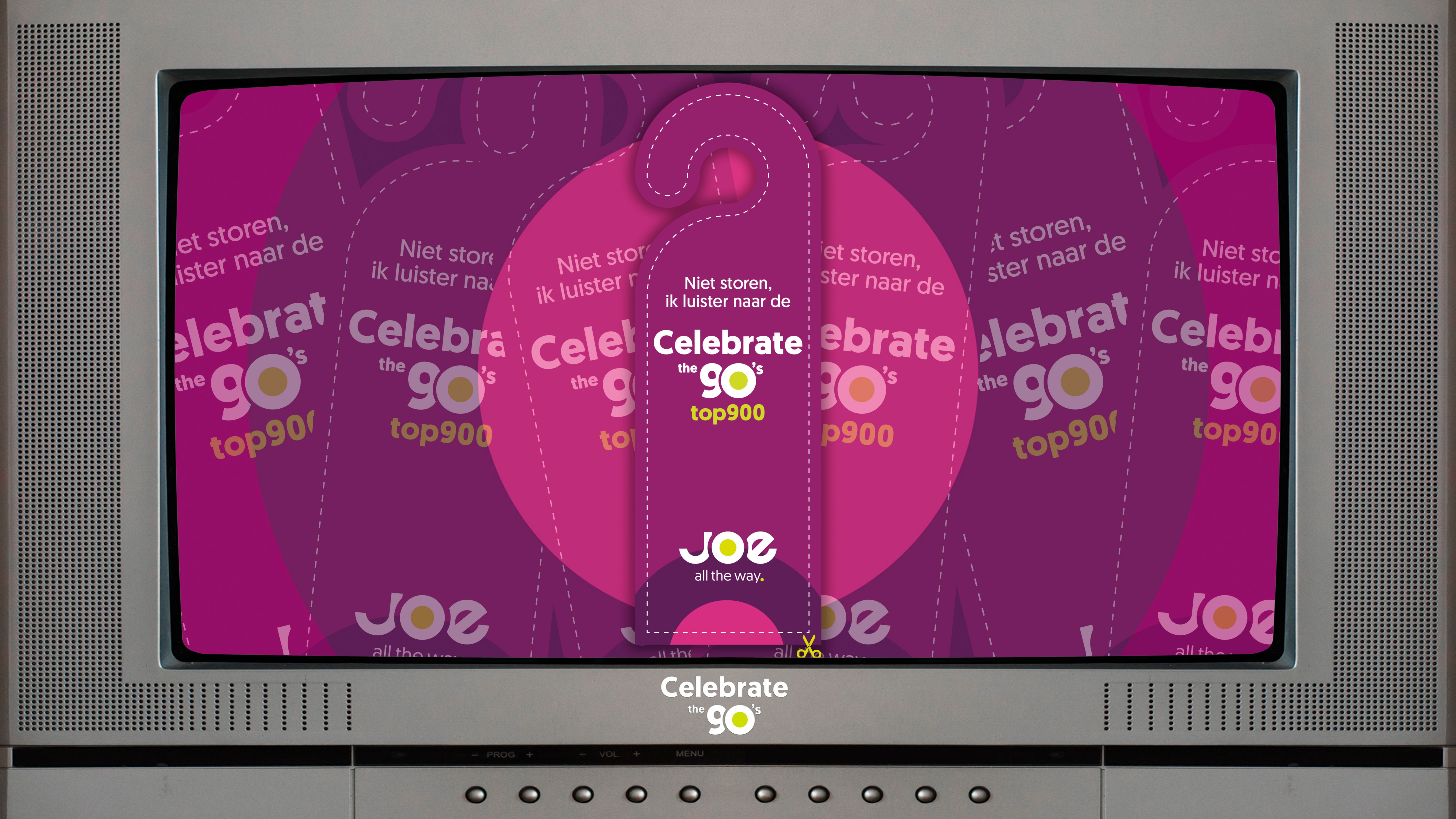 Joe 90s tv celebrate deurhanger