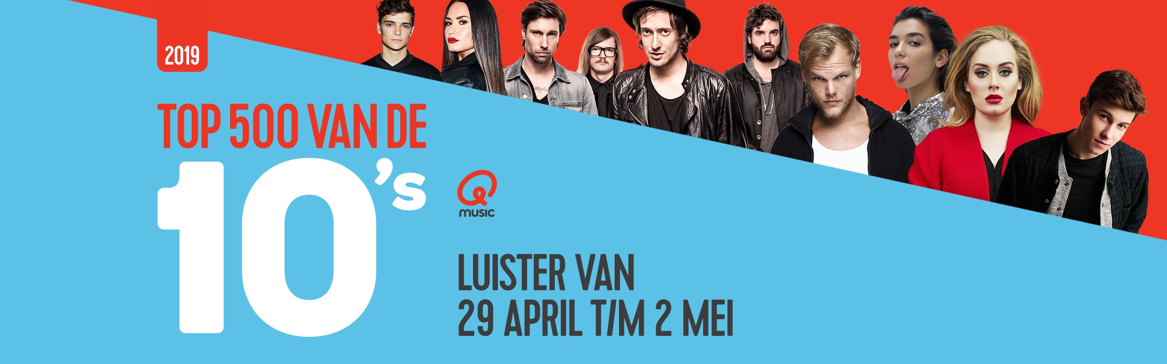 Dit is de Top 500 van de 10's - Qmusic