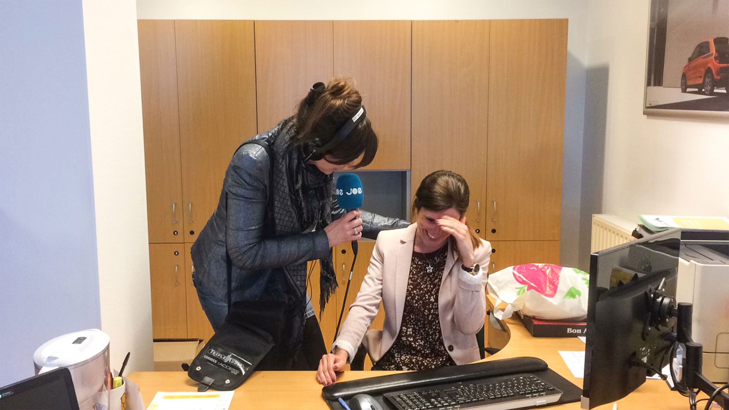 Tess verrast tijdens De Muziekfabriek! Tess verrassing