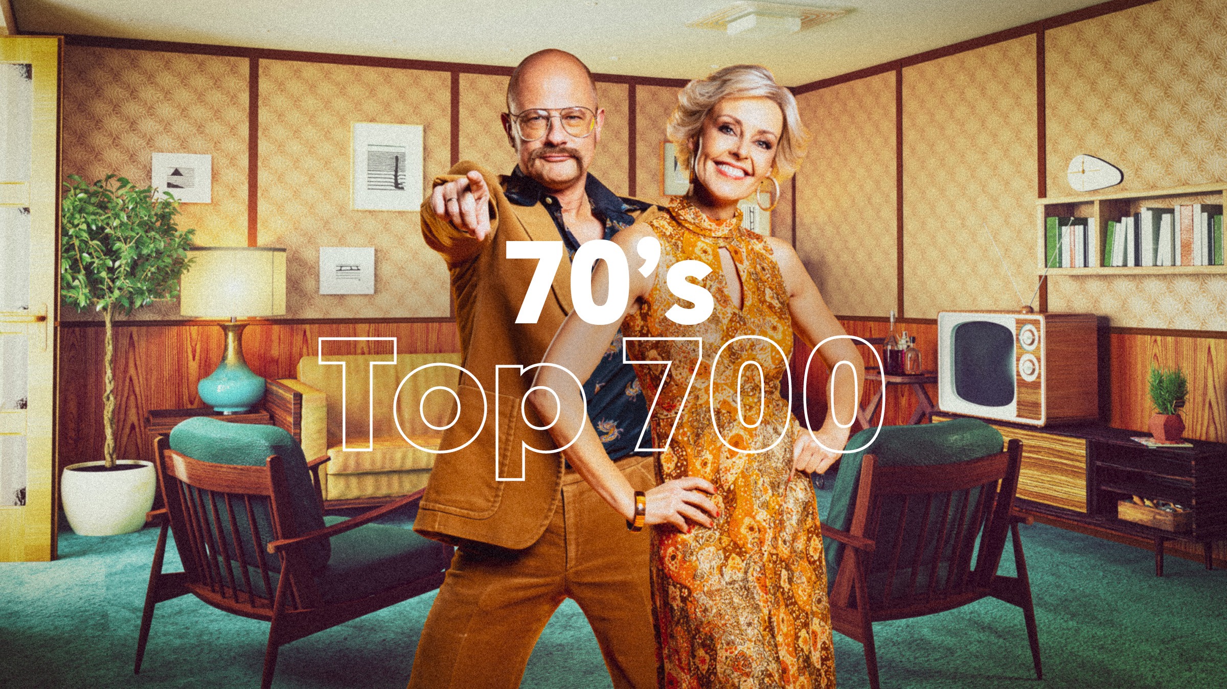 Heidi maakt zich klaar voor de 70's Top 700 70s top700 sitevisual2