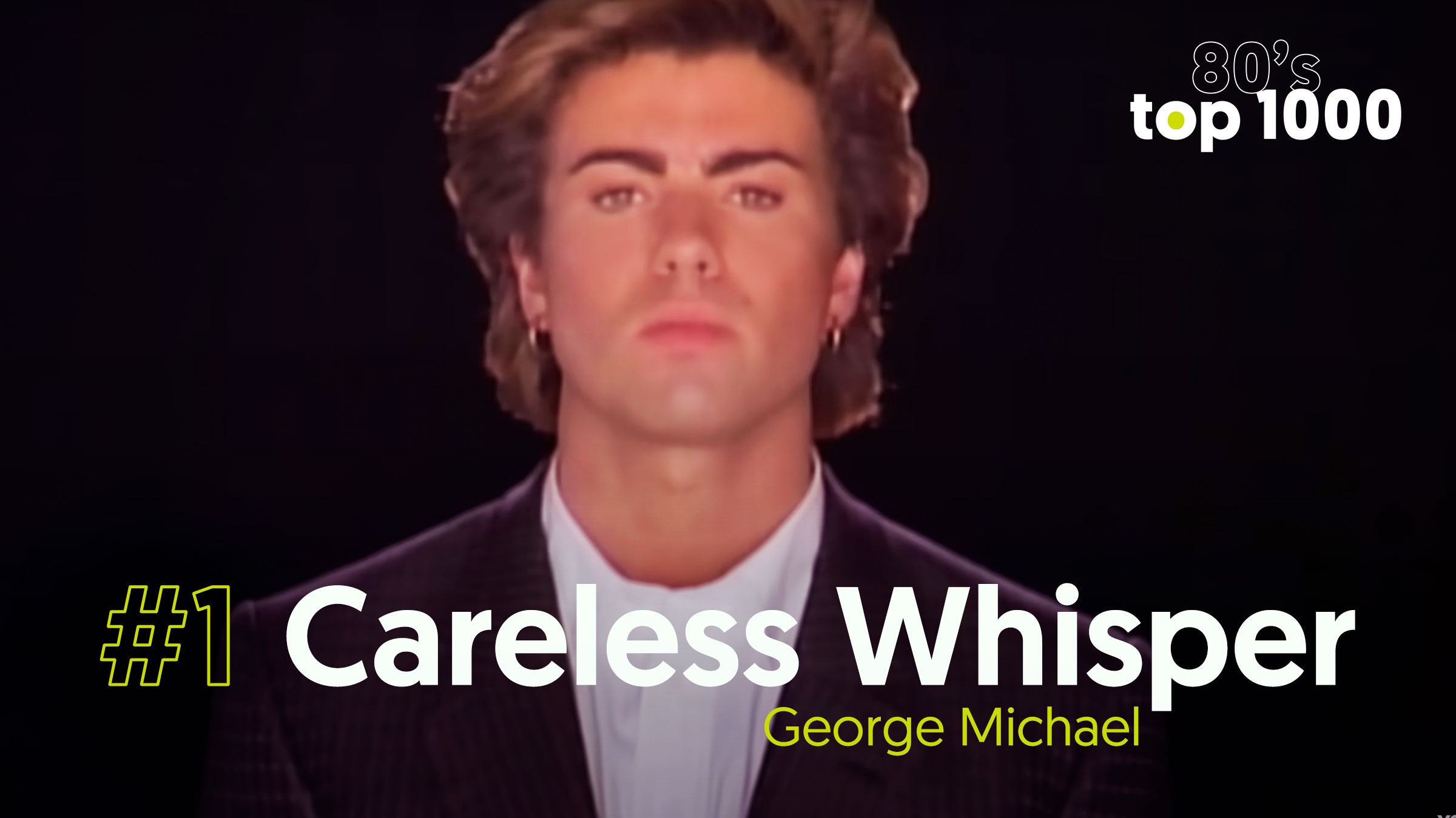 George Michael verovert opnieuw de eerste plaats in jouw 80's top 1000 Joe 80s nr1 carelesswhisper 2